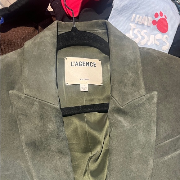 L’agence suede jacket Small 2 green stunning!!! - Picture 6 of 8